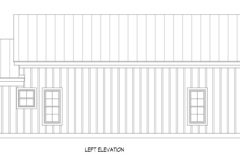House Design - Exterior - Other Elevation 1 for Barndominium House Plan #932-1242 - 4 bed, 3 bath