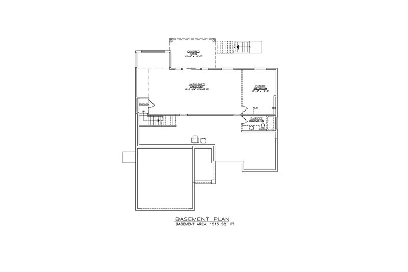 Home Plan - Floor Plan - Other Floor for Farmhouse House Plan #1100-71 - 3 bed, 2 bath