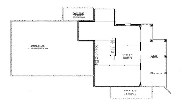 House Plan Design - Country Floor Plan - Lower Floor Plan #1064-217