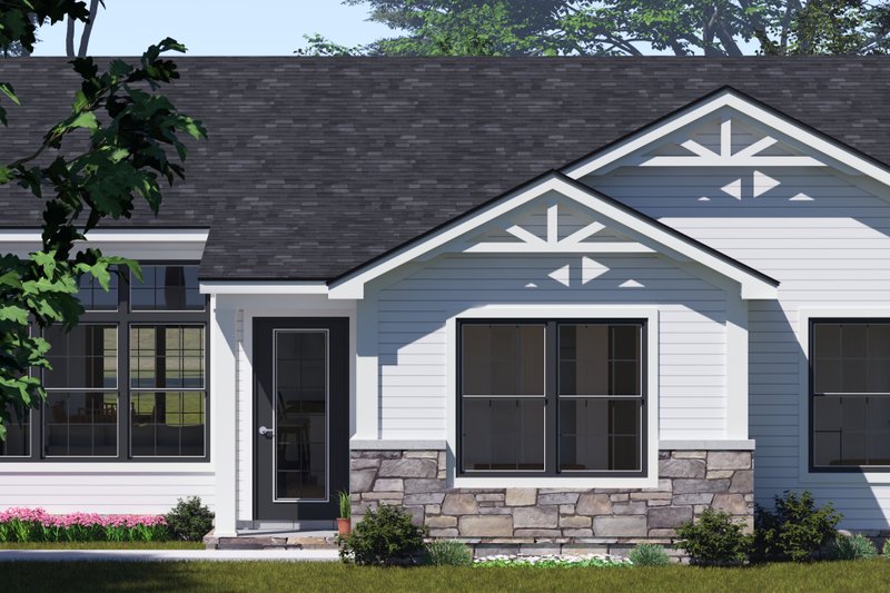 House Plan Design - Exterior - Other Elevation 4 for Contemporary House Plan #513-2344 - 3 bed, 2 bath