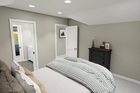 Interior - Bedroom 3 for Farmhouse House Plan #51-1416 - 4 bed, 4.5 bath