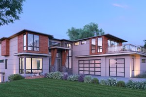 Exterior - Other Elevation 2 for Contemporary House Plan #1066-137 - 6 bed, 5.5 bath