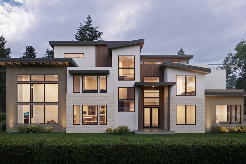 Home Plan - Contemporary Exterior - Front Elevation Plan #1066-294