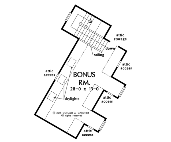 Architectural House Design - European Floor Plan - Other Floor Plan #929-1003
