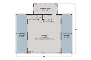 Craftsman Style House Plan - 0 Beds 0 Baths 1518 Sq/Ft Plan #124-1386 