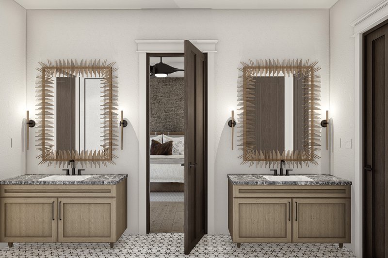 House Plan Design - Interior - Master Bathroom 1 for Cottage House Plan #455-541 - 4 bed, 3 bath