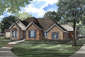 Traditional Exterior - Front Elevation Plan #17-243