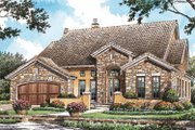 Mediterranean Style House Plan - 3 Beds 2.5 Baths 2369 Sq/Ft Plan #929-766 Exterior 