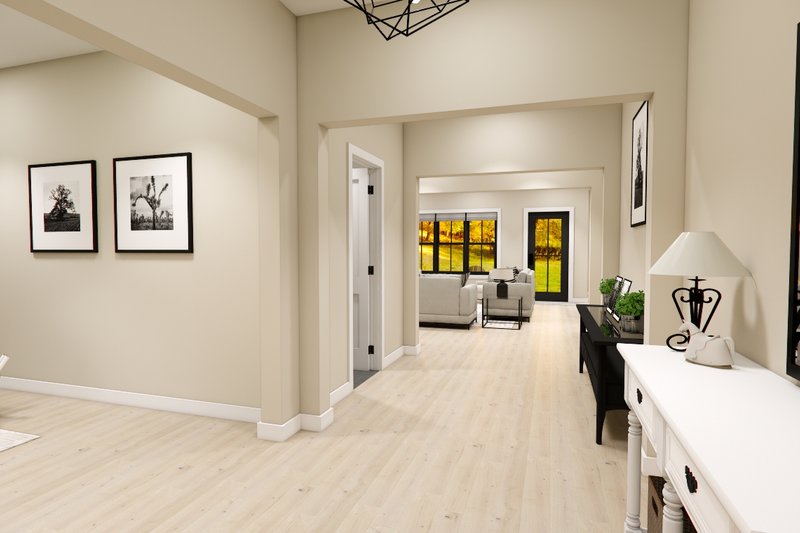 House Design - Interior - Entry for Farmhouse House Plan #51-1360 - 4 bed, 3.5 bath