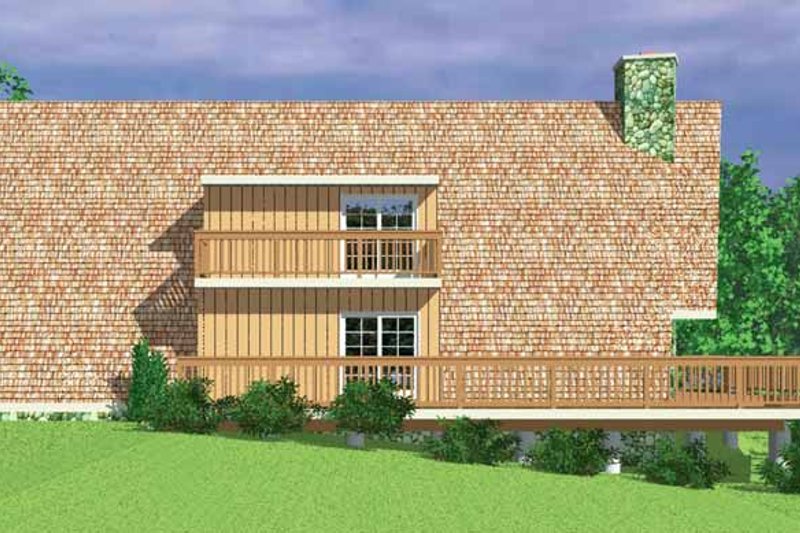 Architectural House Design - Exterior - Other Elevation House Plan #72-1048 - 3 bed, 2 bath