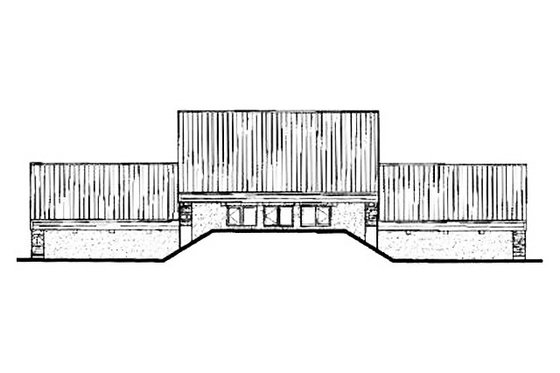 Exterior - Front Elevation 6 for Beach House Plan #23-1031 - 3 bed, 2.5 bath