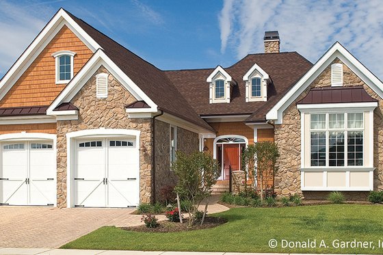 Exterior - Front Elevation 6 for Country House Plan #929-694 - 3 bed, 3 bath