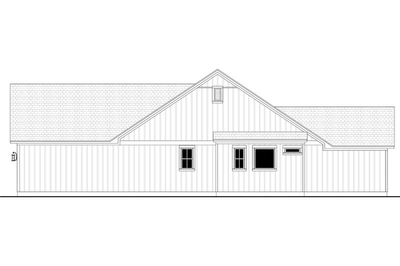 Architectural House Design - Exterior - Other Elevation 1 for Ranch House Plan #430-287 - 3 bed, 2.5 bath