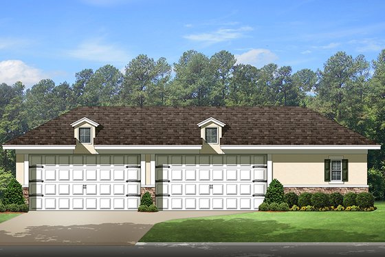 Exterior - Other Elevation for Country House Plan #1058-114 - 4 bed, 4 bath