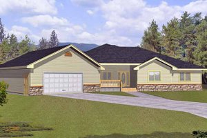 Architectural House Design - Traditional Exterior - Front Elevation Plan #1037-30