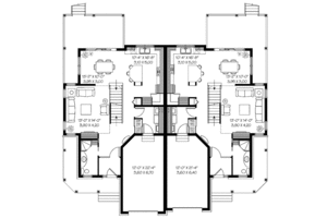Floor Plan - Main Floor for Country House Plan #23-2355 - 6 bed, 4 bath