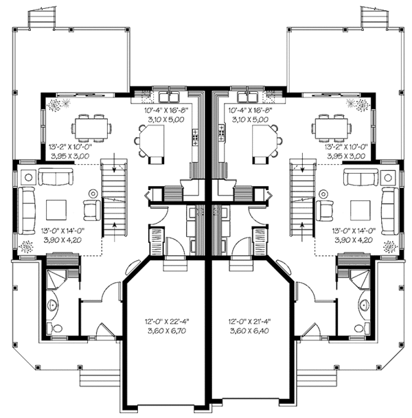 Dream House Plan - Country Floor Plan - Main Floor Plan #23-2355