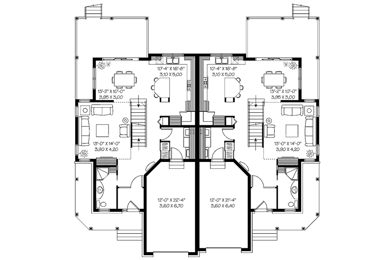 Dream House Plan - Floor Plan - Main Floor for Country House Plan #23-2355 - 6 bed, 4 bath