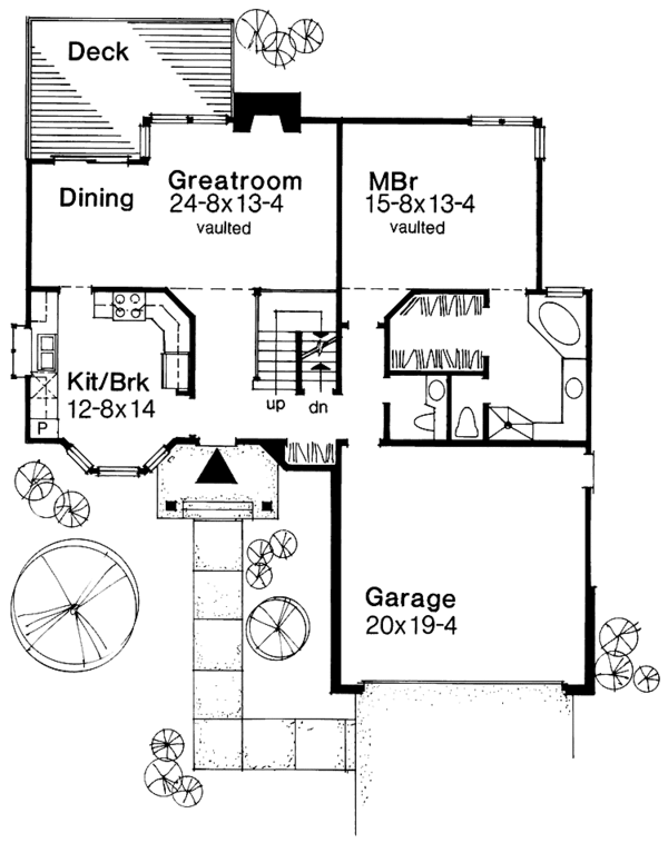 Home Plan - Traditional Floor Plan - Main Floor Plan #320-1506
