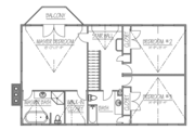 Colonial Style House Plan - 3 Beds 3 Baths 4808 Sq/Ft Plan #1061-6 