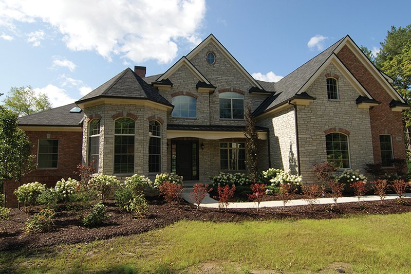 Home Plan - Exterior - Front Elevation 3 for European House Plan #1057-2 - 4 bed, 3.5 bath