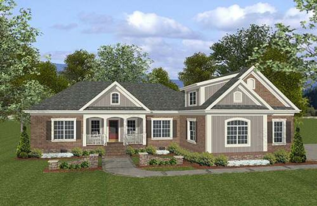 Craftsman Style House Plan 4 Beds 3 Baths 1800 Sq/Ft Plan 56557