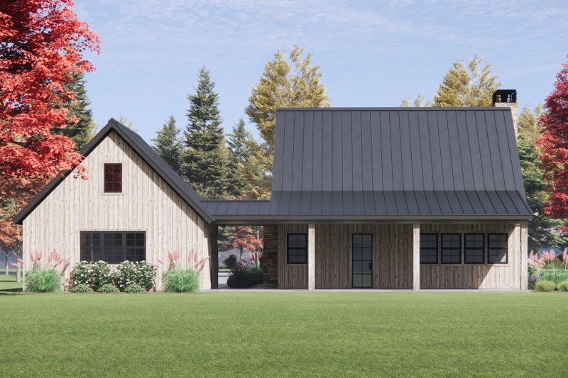 Architectural House Design - Exterior - Rear Elevation for Farmhouse House Plan #1096-159 - 3 bed, 2.5 bath