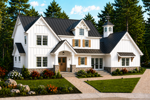 Dream House Plan - Exterior - Front Elevation for Farmhouse House Plan #928-441 - 3 bed, 2.5 bath