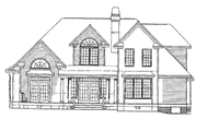 Traditional Style House Plan - 4 Beds 2.5 Baths 2529 Sq/Ft Plan #929-232 