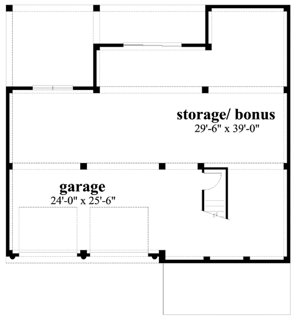 House Blueprint - Mediterranean Floor Plan - Lower Floor Plan #930-116