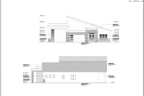 Exterior - Other Elevation for Contemporary House Plan #53-744 - 4 bed, 4.5 bath