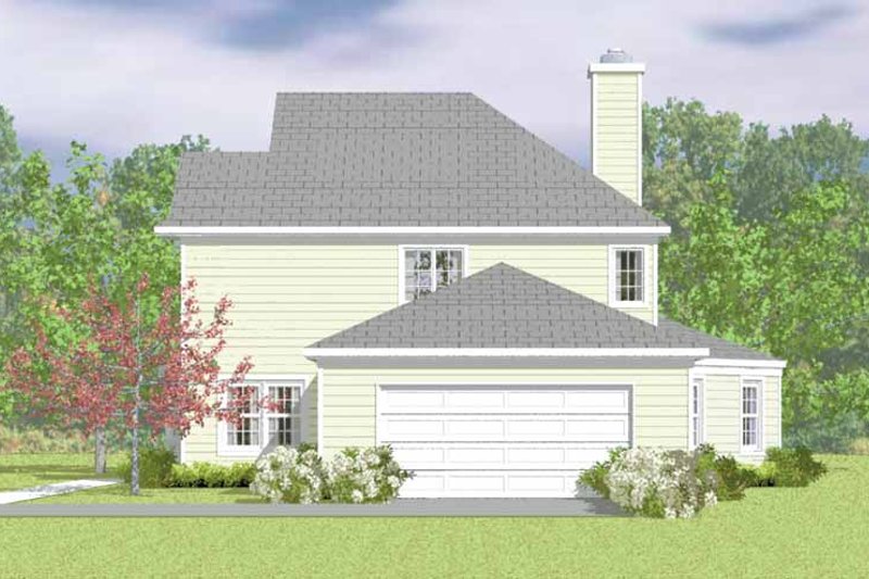 Architectural House Design - Country Exterior - Other Elevation Plan #72-1100