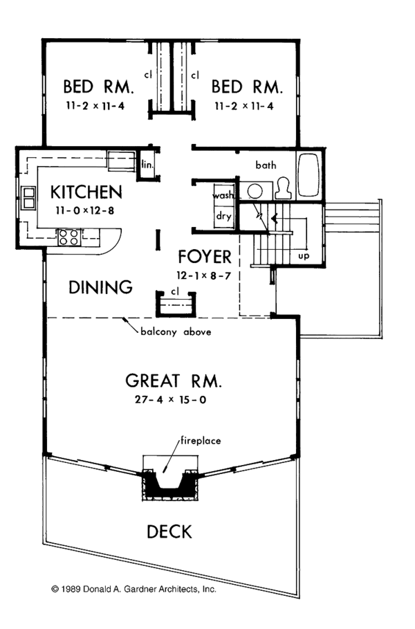 Dream House Plan - Contemporary Floor Plan - Main Floor Plan #929-85