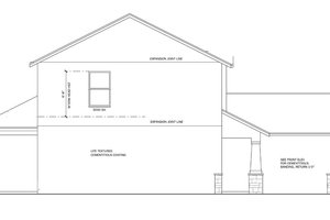 Exterior - Other Elevation for Prairie House Plan #1058-22 - 4 bed, 2.5 bath