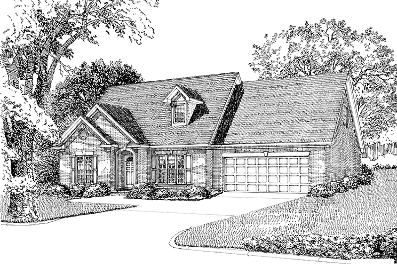 Home Plan - Colonial Exterior - Front Elevation Plan #17-2728