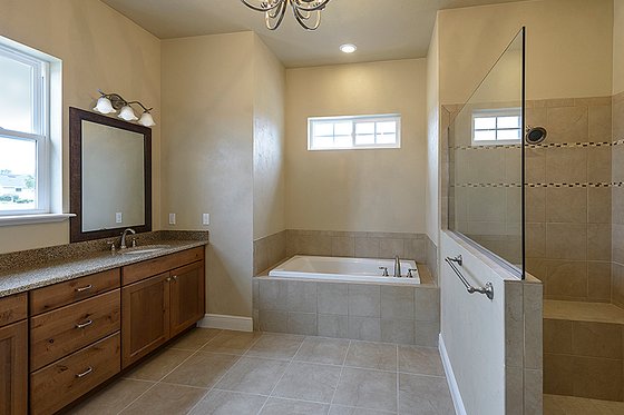 Interior - Master Bathroom 1 for Farmhouse House Plan #938-141 - 4 bed, 3 bath