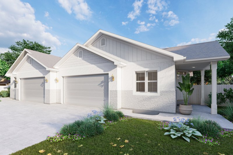Home Plan - Exterior - Front Elevation 4 for Craftsman House Plan #1060-312 - 4 bed, 3 bath