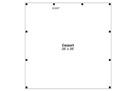 Floor Plan - Main Floor for Traditional House Plan #124-1049, 0 bath