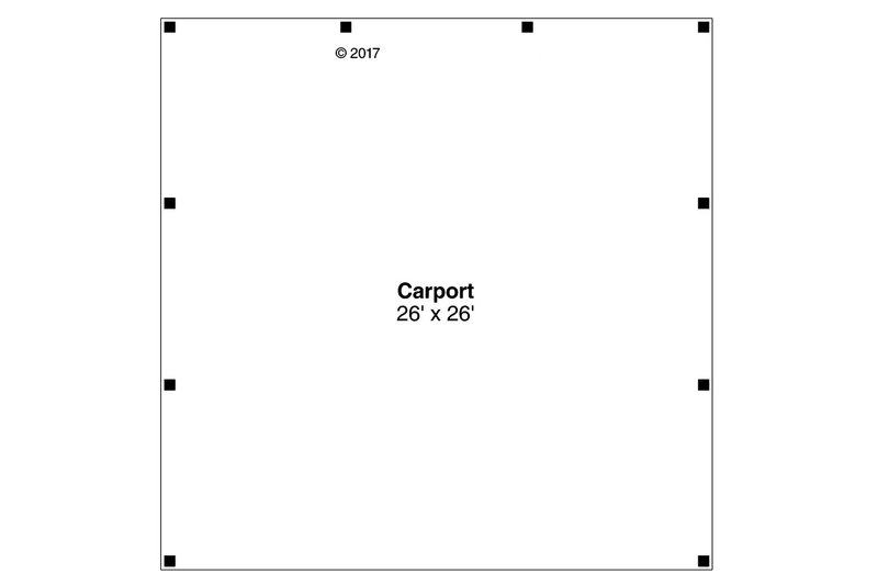 Home Plan - Floor Plan - Main Floor for Traditional House Plan #124-1049, 0 bath