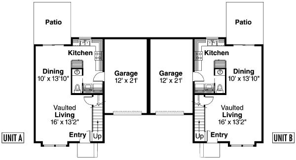 Home Plan - Floor Plan - Main Floor Plan #124-677