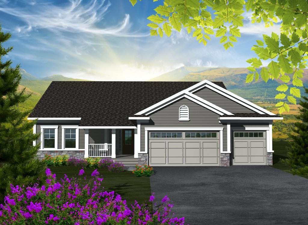 Traditional Style House Plan 3 Beds 2 Baths 1501 Sq/Ft