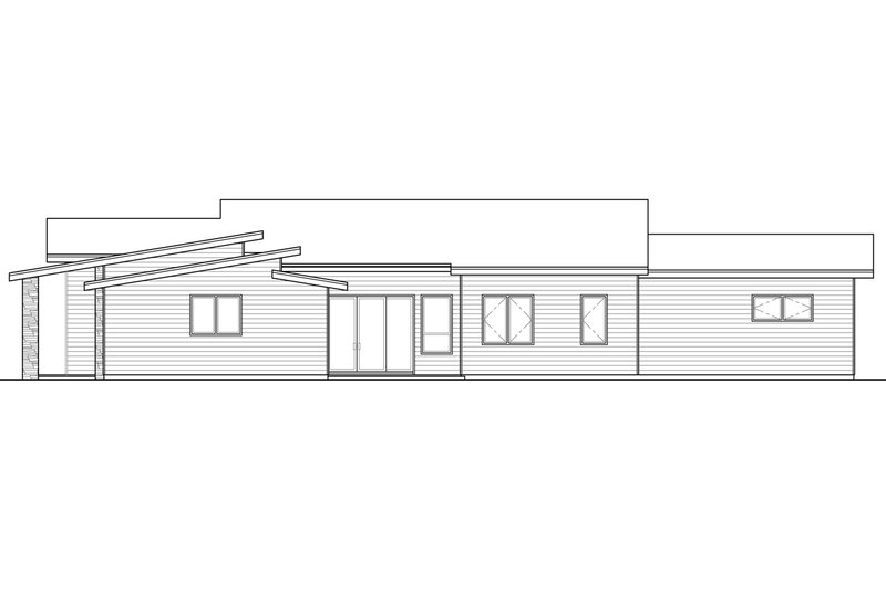 Home Plan - Exterior - Other Elevation 1 for Modern House Plan #124-1249 - 3 bed, 2.5 bath