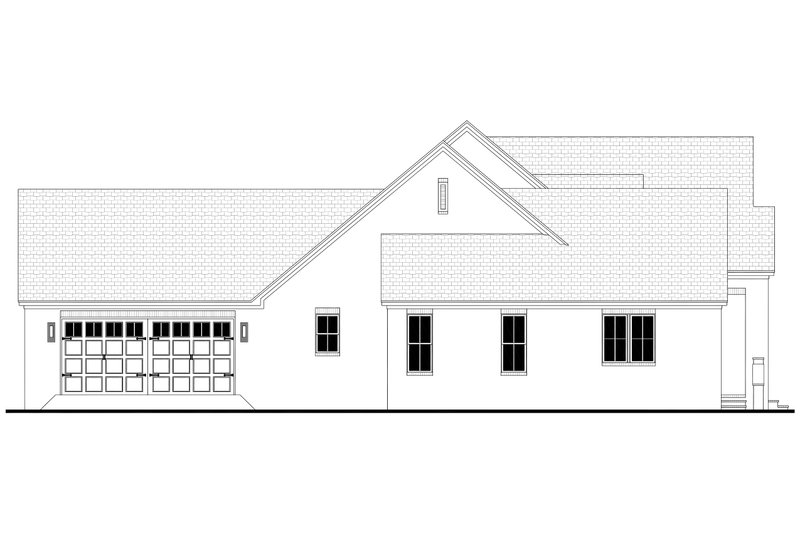 House Plan Design - Exterior - Other Elevation for Southern House Plan #430-372 - 3 bed, 3.5 bath