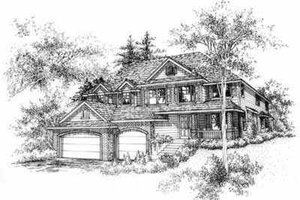 Traditional Exterior - Front Elevation Plan #78-163