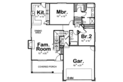 Farmhouse Style House Plan - 4 Beds 3 Baths 1809 Sq/Ft Plan #20-1224 