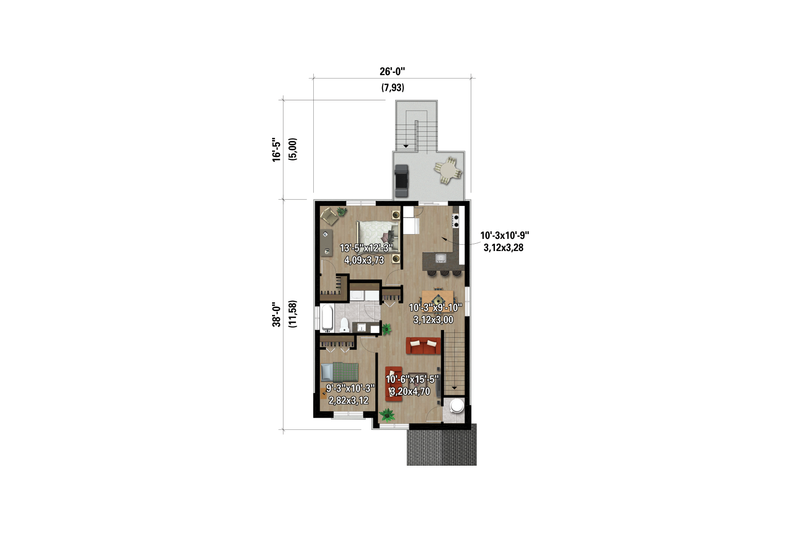 House Blueprint - Floor Plan - Upper Floor for Farmhouse House Plan #25-5001 - 6 bed, 3 bath
