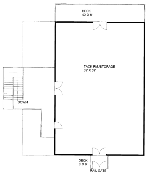 Dream House Plan - Country Floor Plan - Upper Floor Plan #117-661