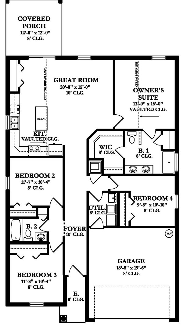 Dream House Plan - Mediterranean Floor Plan - Main Floor Plan #1058-210