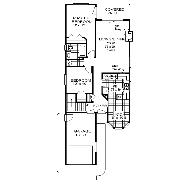 Home Plan - Ranch Floor Plan - Main Floor Plan #18-151