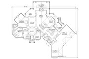 European Style House Plan - 6 Beds 7.5 Baths 7102 Sq/Ft Plan #5-454 